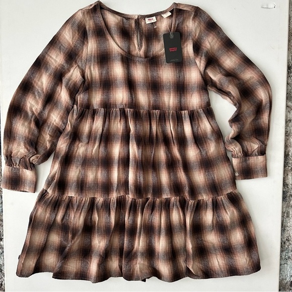 Levi’s Women’s ANDY BABYDOLL DRESS Size S - Picture 1 of 16